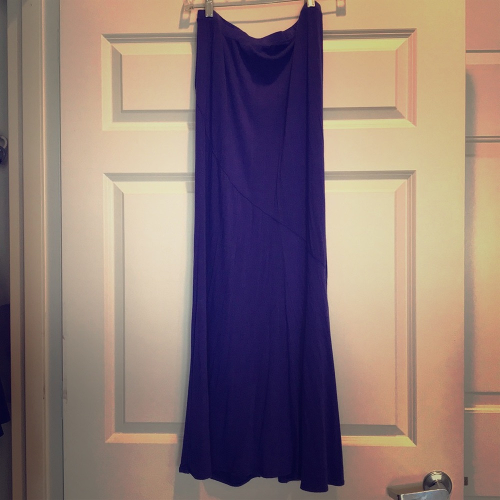 Purple Maxi Skirt